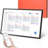 Denash 10.1 Calendario Digitale Intelligente con Touchscreen HD, Pianificatore Familiare con Tabella di Danno Interattivo e Pianificazione dei Pasti, Fotogramma Fotografico Digitale e