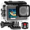 TIEOAXFT Action Camera S81ER 4K Con Stabilizzazione Dell'immagine, Video 60FPS, Foto Da 24 MP, Custodia Impermeabile Inclusa(Standard; 4k Camera Only)