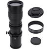 VBESTLIFE Teleobiettivo ad alte prestazioni con zoom manuale 420mm/800mm F/8.3-16 per , per , per , per per e altre fotocamere reflex