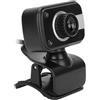 NGBFF Webcam USB portatile con microfono 0,3 MP, rotazione a 360 gradi for laptop e PC con zoom