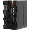 vhbw Li-Ion Batteria 6000mAh (7.2V) per SONY HDR-AX2000. Sostituisce Sony MVC-FD73 MVC-FD75 MVC-FD81 MVC-FD83 VCL-ES06A PLM-100 CCD-TR3300 CCD-TR416.