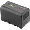 WVGFAUXA Batteria Da 3400 MAh Con Indicatori Di Alimentazione, Compatibile Con Sony, For BP U30 U35 U60 U90 XDCAM EX PMW 100 150 160 200 PMW EX1 EX3(1 Pc Battery)