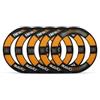 HDWSNXW Micro Race Gate (confezione da 5/confezione da 10) - Percorso a ostacoli FPV rotondo for TinyWhoop AcroBee e Micro Quad Design pieghevole Allenamento pratico di corsa indoor Sostituibile(5PCS)