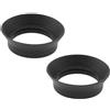 SQXBK 2 oculari in gomma che bloccano la luce per microscopi, oculari telescopi (per microscopi da 29 mm a 31 mm, telescopi)