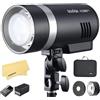 Godox AD300 Pro AD300Pro Flash per fotocamera Canon Sony Nikon Fuji Olympus Panasonic, TTL 2.4G HSS 1 / 8000s Outdoor Strobe con batteria al litio 2600mAh, 320 flash a piena potenza