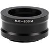 ayex Obiettivo di Adattatore per Obiettivi M42 a Canon EOS M Fotocamera