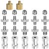 Gaoominy 22Pack Telecamera Adattatore a Vite 1/4 a 1/4 Vite da 1/4 a 3/8 Treppiede Convertitore Adattatore Vite Ottone Spigot Vite Set per Telecamera Treppiede Monopiede Ballhead Flash Luce