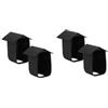 HOMSFOU 2 Set Custodia Della Fotocamera Custodia Fotocamera Copertura Antipioggia Impermeabile Telecamera Macchinetta Fotografica Protezione Della Gel Di Silice Black 2 Pezzi*2