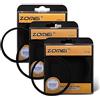 Zomei 67 MM 3 Pezzi +4 +6 +8 Punti Star Filtro Filtro Lens Kit per Nikon D3300 D3200 D3100 D3000 D5300 D5200 D5100 D5000 D7000 D7100 DSLR Camera in vetro HD Materiale della struttura in alluminio