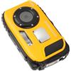Generic Fotocamera Subacquea con Riconoscimento Facciale 1080P 48MP con Piccola Scheda di Memoria 32G per Esplorazione Subacquea (YELLOW)