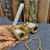 Generic Binocolo in ottone madreperla - binocolo nautico lirico binocolo, regalo per lei