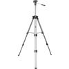LoviStore Treppiede Compatto per Livella, Cavalletto, Supporto a tre gambe, Base Stabilizzante in Alluminio Anodizzato con Sistema a Cremagliera, Altezza Regolabile, Pratico, Salvaspazio, Portatile
