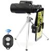 Mingfuxin, telescopio monoculare impermeabile ad alta potenza, con supporto per smartphone e telecomando senza fili, per bird watching, campeggio, escursionismo