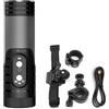 Andoer 1080P Mini WiFi Telecamera Sportiva Caschetto Moto Fotocamera Fotocamera Bici Fotocamera Bici Obiettivo Grandangolo 120° IP66 Impermeabile Batteria Integrata per Sport All'aperto Ciclismo