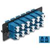 Delock Pannello adattatore LWL LC Duplex UPC a 12 porte, blu