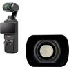 TEHAOUU Lente magnetica per DJI Osmo Pocket 3 Lens Anamorfico Obiettivo grandangolare Micro-Lens Balow Attacco magnetico Accessori PTZ (obiettivo grandangolare)