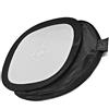 OSALADI White Balance Card 30cm 18% Grey Nero per Eventi e Sfilate | Pu, Borsa in Nylon Inclusa, Riferimento Riflettente con Regolazione del Bilanciamento