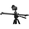 AMAZWI Telecamere d'azione QH880C. Guida a fibra di carbonio SLR Traccia del cuscinetto del video della videocamera della videocamera della fotocamera Molteplici modalità di scatto, ripresa facile