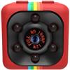 AMRTTWY Action Camera, Mini telecamera Full HD 1080P con rilevamento del movimento, DVR portatile, micro videocamera sportiva for sicurezza e registrazione all'aperto,per Ciclismo, Moto(Red)