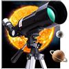 YangRy Outdoor Portable Telescope,telescopes for Astronomy,Refractor Telescope,Fully-Coated Glass Optics,Ideal Telescope for Beginners with Portable Bag And Tripod