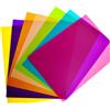 kkrrammii Filtro per la luce in gel, per correzione del colore, trasparente, pellicola colorata per illuminazione, fogli di plastica, 7 o 9 colori, sovrapposizioni di colori in PVC, per film, video, foto