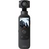 HUIOP fotocamera cardanica HUIOP Fotocamera Vlog con giunto cardanico stabilizzato a 3 assi Morange Modifica con un clic AI Smart Tracking Video 4K / 60fps Obiettivo grandangolare 116 ° Touchscreen Batteria