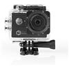 NEDIS Action Cam - 4K@60fps - 16 MPixel - Impermeabile fino a: 30.0 m - 90 min - Wi-Fi - App disponibile per: AndroidT/IOS - Supporto incluso - Nero