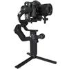 WRWRW Stabilizzatore cardanico portatile a 3 assi tutto in uno for Sony A7III GoPro 12 iPhone 15 Pro AI Tracker(Black Kit)