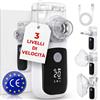 Medicinadellavoro.com - Aerosol Portatile Silenzioso, Porta USB-C con Batteria Ricaricabile e 2 Adattatori inclusi - Aerosol per Adulti e Bambini, Consigliato per Uso Domestico e in Viaggio, 1 pz