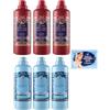 Felce Azzurra Confezione da 6 confezioni di test Tesori d'Oriente Persian Dream Thalasso Therapy Ammorbidente Concentrato, ammorbidente concentrato, 38 lavaggi, 760 ml + 1 polvere di talco FELCE AZZURRA