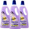 Emulsio Ravviva Doppia Fragranza Detergente Pavimenti ad Azione Igienizzante Formula Prima&Dopo con Lavanda e Fiori d'Arancio Profumo a Lunga Durata per Tutti i Tipi di Pavimento - 3 Flaconi da 750ml