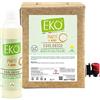 EKO MADE IN ITALY EKO Detersivo Piatti a Mano, Kit Bag in Box 3L e 500ml - Ecologico, Profumo Limone Ipoallergenico