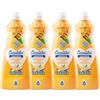 Generico Ammorbidente Super Profumante, Set da 4 o 8 Bottiglie, 1250ml, Vaniglia, L'Originale, Muschio Bianco, Glicine, Rosa Ametista, Aroma Sensual (4 Flaconi, Vaniglia)