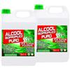 ANFEL IPA 99,9 | Isopropanolo - Alcool Isopropilico 99,9% | 2x5L | Detergente Alcool per Pulizia Casa, Ufficio, Elettronica, Pulizia delle Resine Stampa 3D, Vasche Ultrasuoni, Multiuso