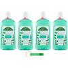 Beni Culinari 4 x Antica Erboristeria, Collutorio 8 erbe, collutorio quotidiano per igiene orale, effetto fresco intenso, 12 ore di alito fresco, 500 ml