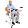 Bdneygtyr Sollevatore per pazienti a casa con sistema idraulico, portata 150 kg, ascensore per vasca da bagno per anziani e disabili, leva manuale per pazienti per casa di cura e casa