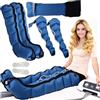 Generic Massaggiatore per gambe a compressione d'aria, pressoterapia per casa stivali compressione pressoterapia, rinforzo di circolazione per piedi, gambe, vita (blu, 2 legs+2 arm+1 waist)