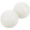 DEARMAMY Palline 2 Set in Marmo Bianco da Massaggio per Fitness e Terapia