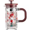 Neavita Tea Plunger - Tisaniera a Stantuffo Bordeaux, 350ml