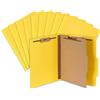 Blue Summit Supplies Cartella per classificazione, formato lettera, giallo, 1 divisore, confezione da 10