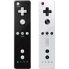 ADHLEK Wii Controller per Nintendo Wii, confezione da 2, con custodia in silicone e cinturino da polso