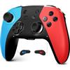 AceGamer Wireless Controller per Switch2/Switch/Lite/OLED, controller wireless Pro con joystick Hall/giroscopio a 6 assi/pulsante programmabile/impostazioni di vibrazione/avviso di batteria scarica