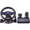 VRTYVEYBB Volante e pedali da gioco USB, per Switch, per Xbox One/360, per PS4, per PS3 e PC, controller ergonomico in ABS per giochi di corse sim (7 in 1)