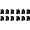ISTOVO Manicotti per nel Fibra di Carbonio un 18 Pin per Giochi per Dispositivi Mobili Schermo Manicotti per Neri e Gialli (24 Pezzi)