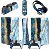 LNMLRBXEXZ Adesivo Skin Per PS5 Console Disc Edition & Digital Edition Sticker Vinyl Decal Cover Per Ps5 Controller & Charging Station & Headset & Media Remote 00299 Decalcomania Per Cover(Disc Version)