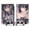 GALSOR Protettivo Per PS5 Skin Disc Edition Anime Console E Controller Vinile Cover Skin Wraps Per PS 5 Disc Version(00692) Senza Bolle E Senza Residui