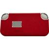 Lycuiw Custodia in TPU per AYANEO Pocket S Mini,Console di gioco Morbida copertura protettiva pelle con texture antiscivolo (Rosso traslucido)