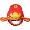 Generico God Of Wealth Hat - Chinese Prosperity Costume Cap, Festival Celebration Headgear, Cultural Headpiece, Party Dress Up Accessory, Decorative Wear Item | Wealth Hat For Festive Occasions