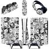 LNMLRBXEXZ Adesivo Skin Per PS5 Console Disc Edition & Digital Sticker Vinyl Decal Cover Per Ps5 Controller & Charging Station & Headset & Media Remote 30706 Decalcomania Per Cover(Digital Edition)