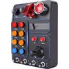 Generic Scatola di Controllo Centrale 'emulatore di Corse del Simulatore Pulsanti Programmabili Retroilluminazione RGB per PC, Scatola di Controllo Centrale 'emulatore di Corse per IRacing,